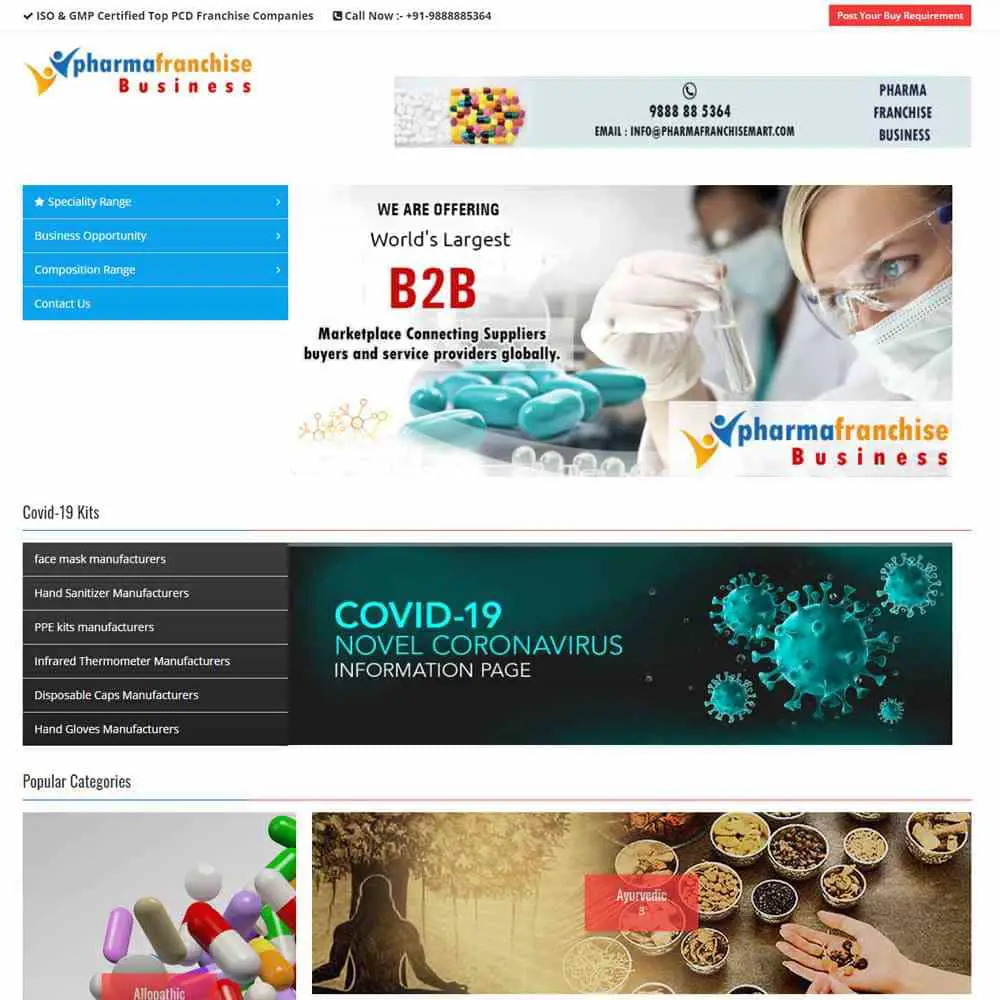 Pharma Franchise Business